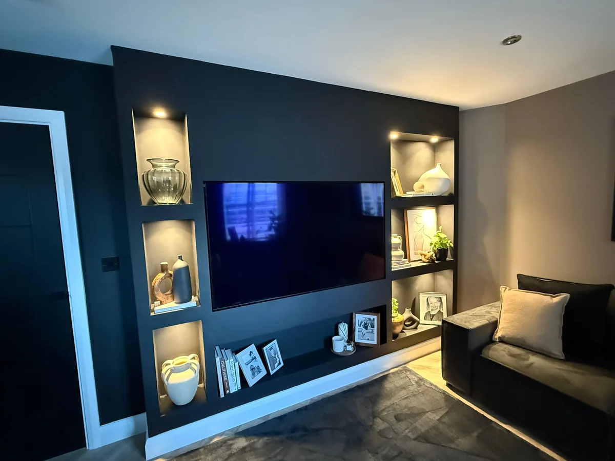 Media wall installation by DH Developments in Bristol